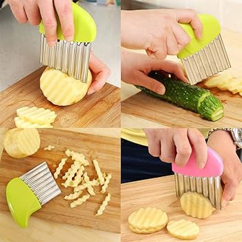 Potatoes Slicer Kitchen Accessories Kitchenware Wave Onion