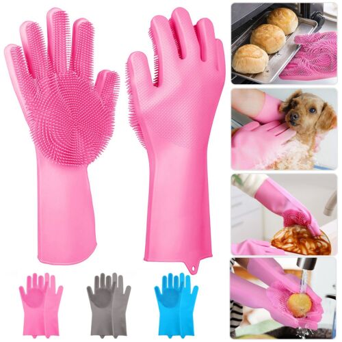 Silicone Washing Hand Gloves