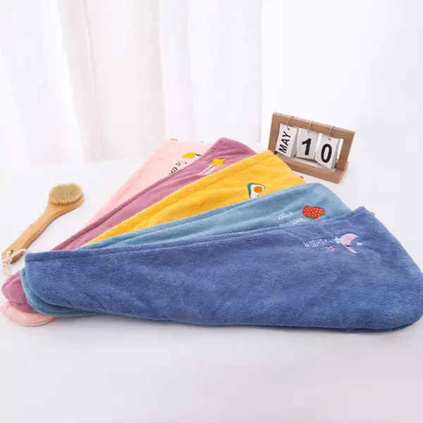 Women Soft Microfiber Towels Shower Cap Women Dry Hair Cap