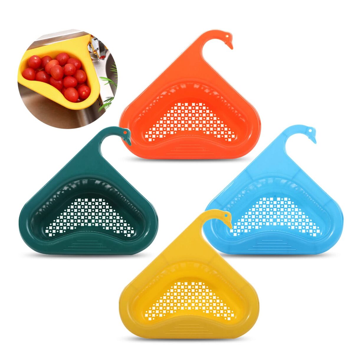 Kitchen Sink Drain Basket Swan Drain Rack Basket - Image 1