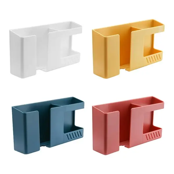 New 2 in 1 Wall Mounted Mobile Phone Charging Holder multicolor