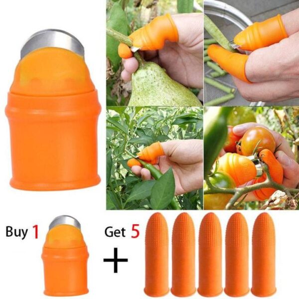 5 in 1 Silicone Vegetable  Finger Cutter