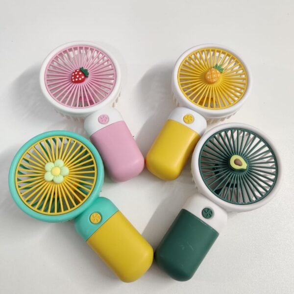 Mini USB Portable Handled Fan with phone Stand