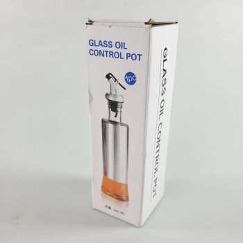 Kitchen Glass Bottle For Oil Steel Oil Bottle 500ML