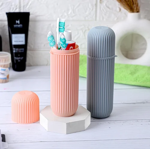 Portable Toothbrush Case Toothpaste Cup Holder Box