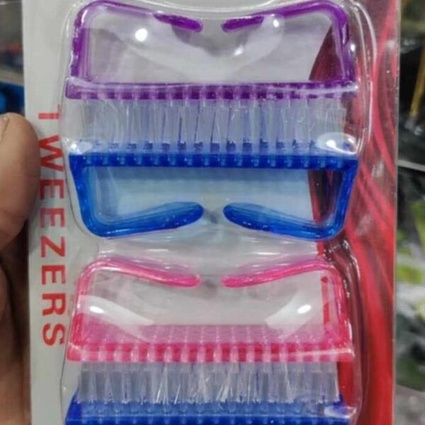 4Psc Nail Cleaning Brushes Multicolor Hand Fingernail Brush