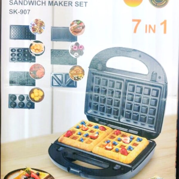 Sokany 7 in 1 Multi Functional Sandwich Maker Set SK 907