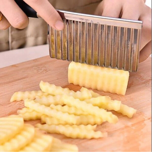 Potato Wavy Slicing Cutter French Fries Cutter Vegetable