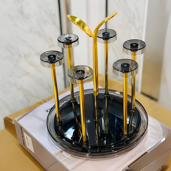 6Holder Rack Glass Stand