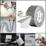 Super Waterproof Aluminum Seal Foil Tape (8 feet x 2 inches) - Image 8