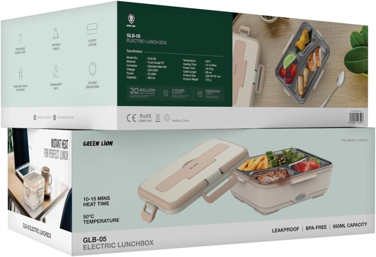 Electric Lunchbox, 850ml, 55-60W, Removable Inner Container - Image 6