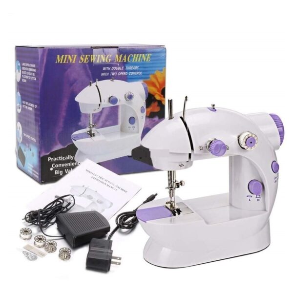 Mini Sewing Machine - Dual Speed Portable Mini Electric Pedal