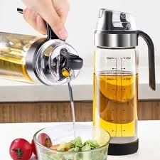 Oil & Vinegar Glass Bottle – Stylish & Spill-Proof Kitchen Storage