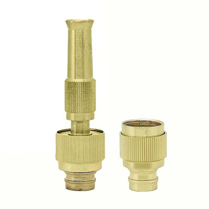 High-Pressure Brass Adjustable Water Spray Nozzle – For Gardening & Car Cleaning - Image 2