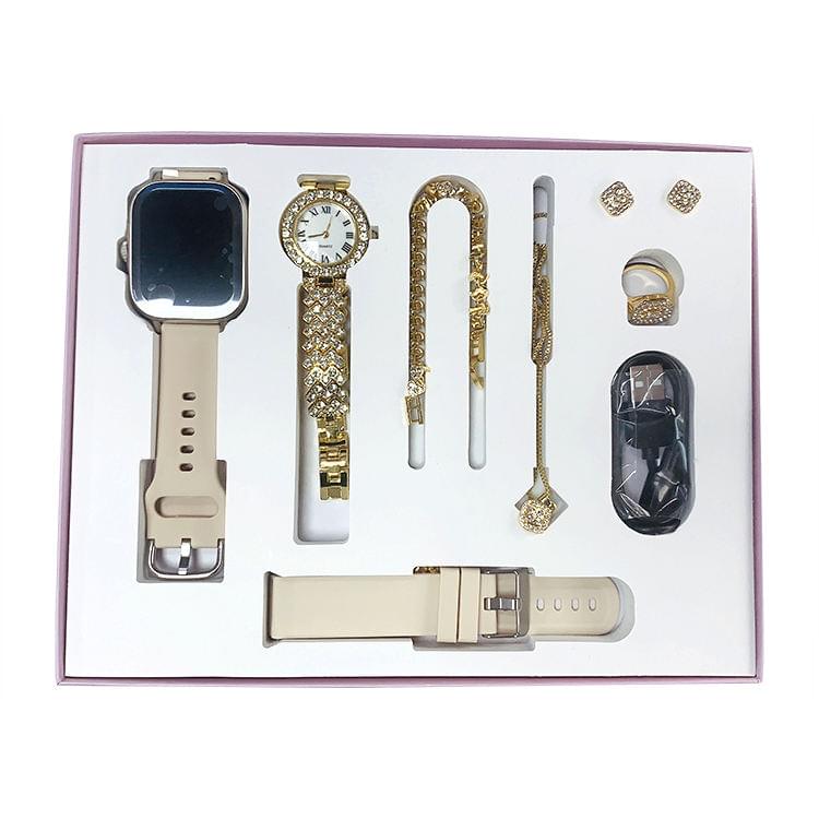 A58 Plus Smart Watch with Jewelry 8 in 1 Set for Women 2.02" Big and Slim Smartwatch - Image 5