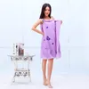 Microfiber Cartoon Magic Bath Towels Lady Girls SPA Shower Wearable Towel - Image 9